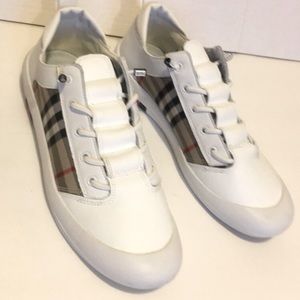 White AUS loafers